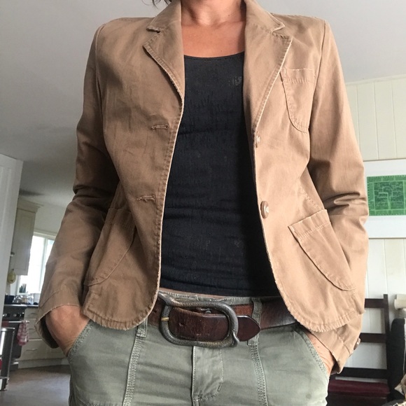 Aeropostale Jackets & Blazers - Aeropostale cotton brown blazer medium